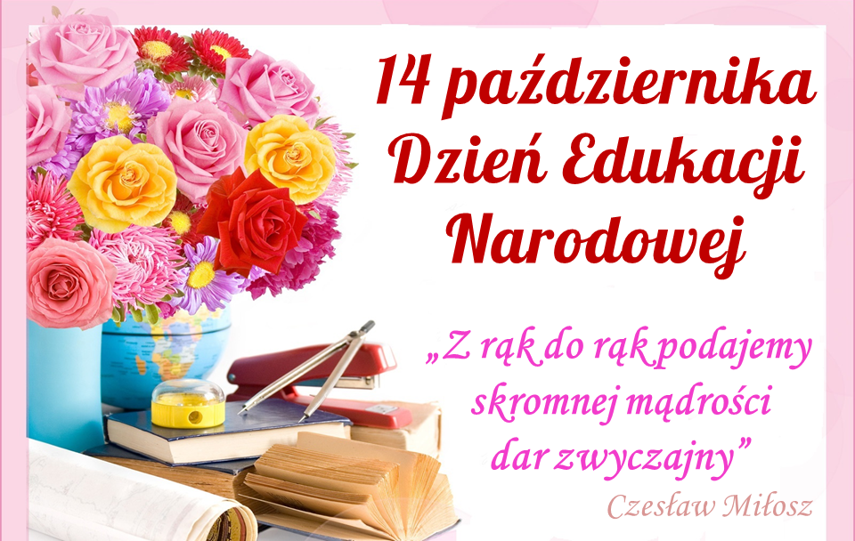 kartka z życzeniami z okazji Dnia Nauczyciela